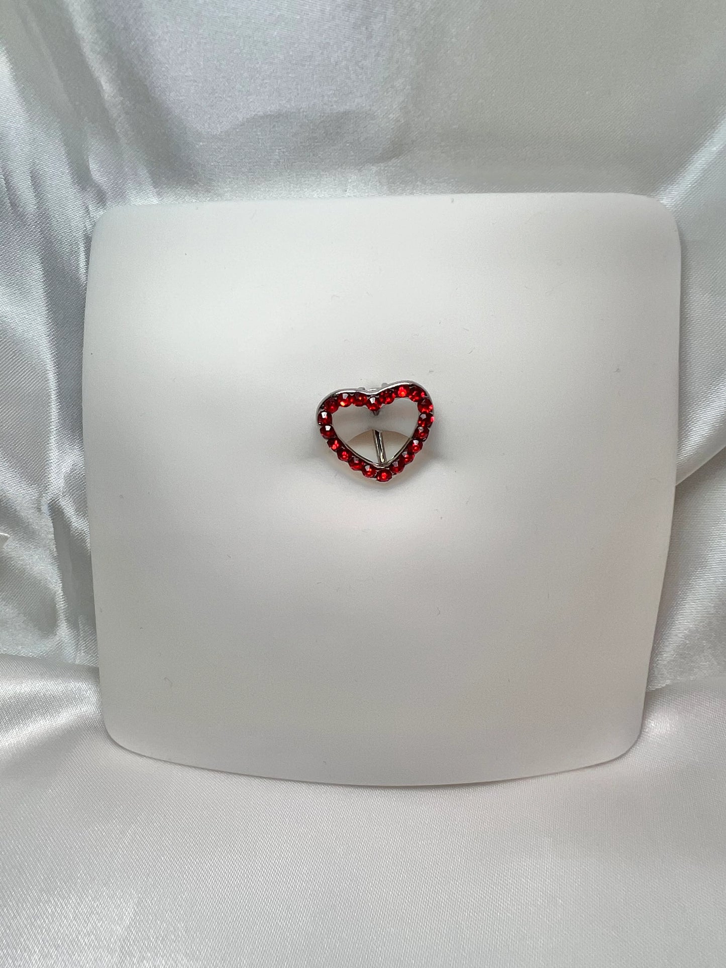 Juliet heart belly ring