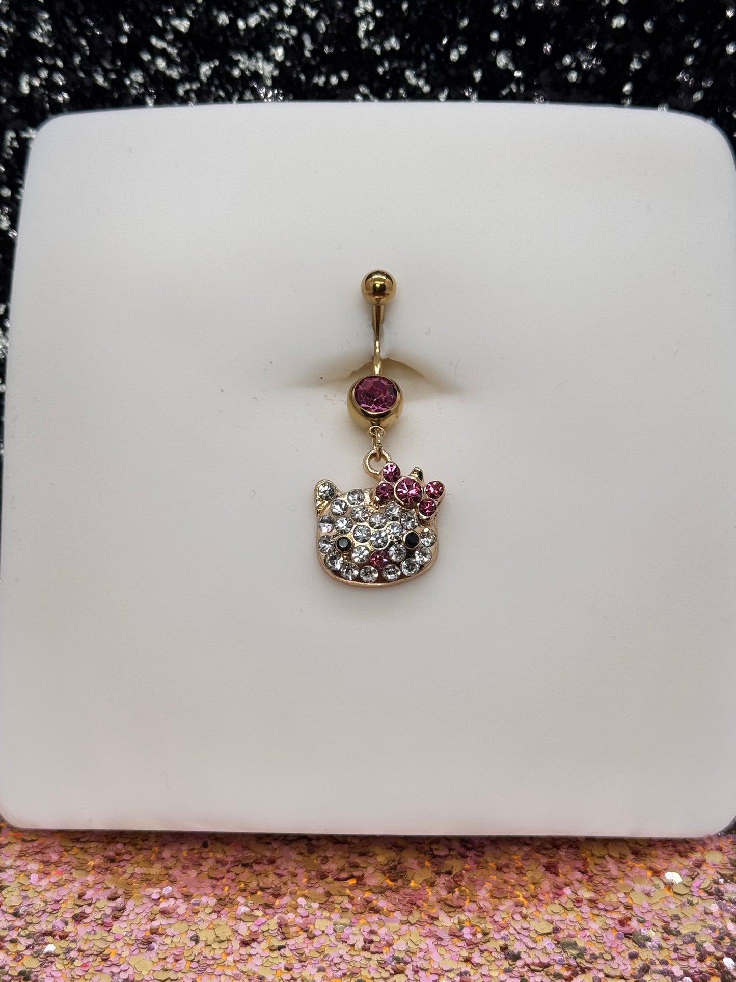 Icy HK belly ring