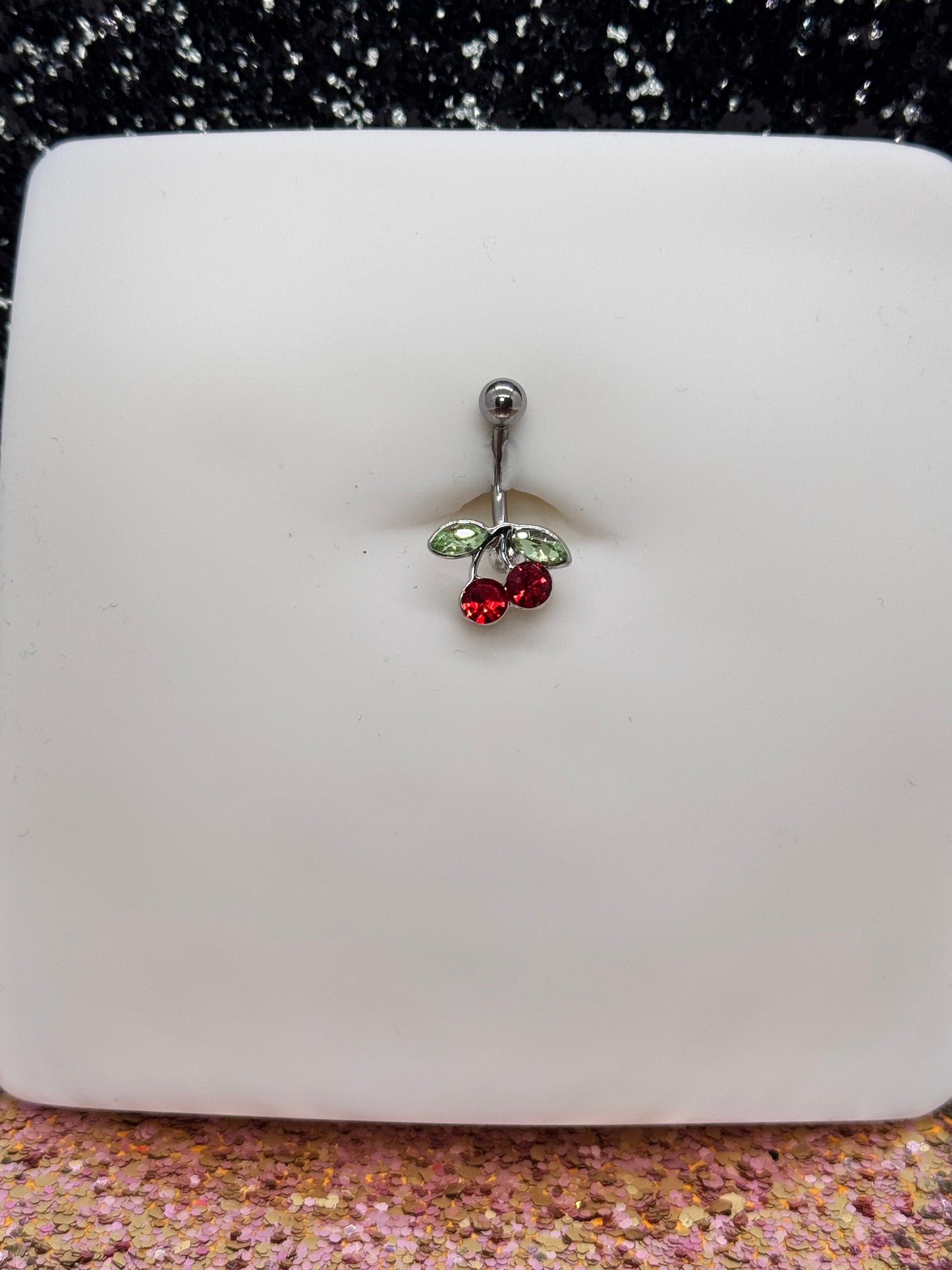 Cherry belly ring