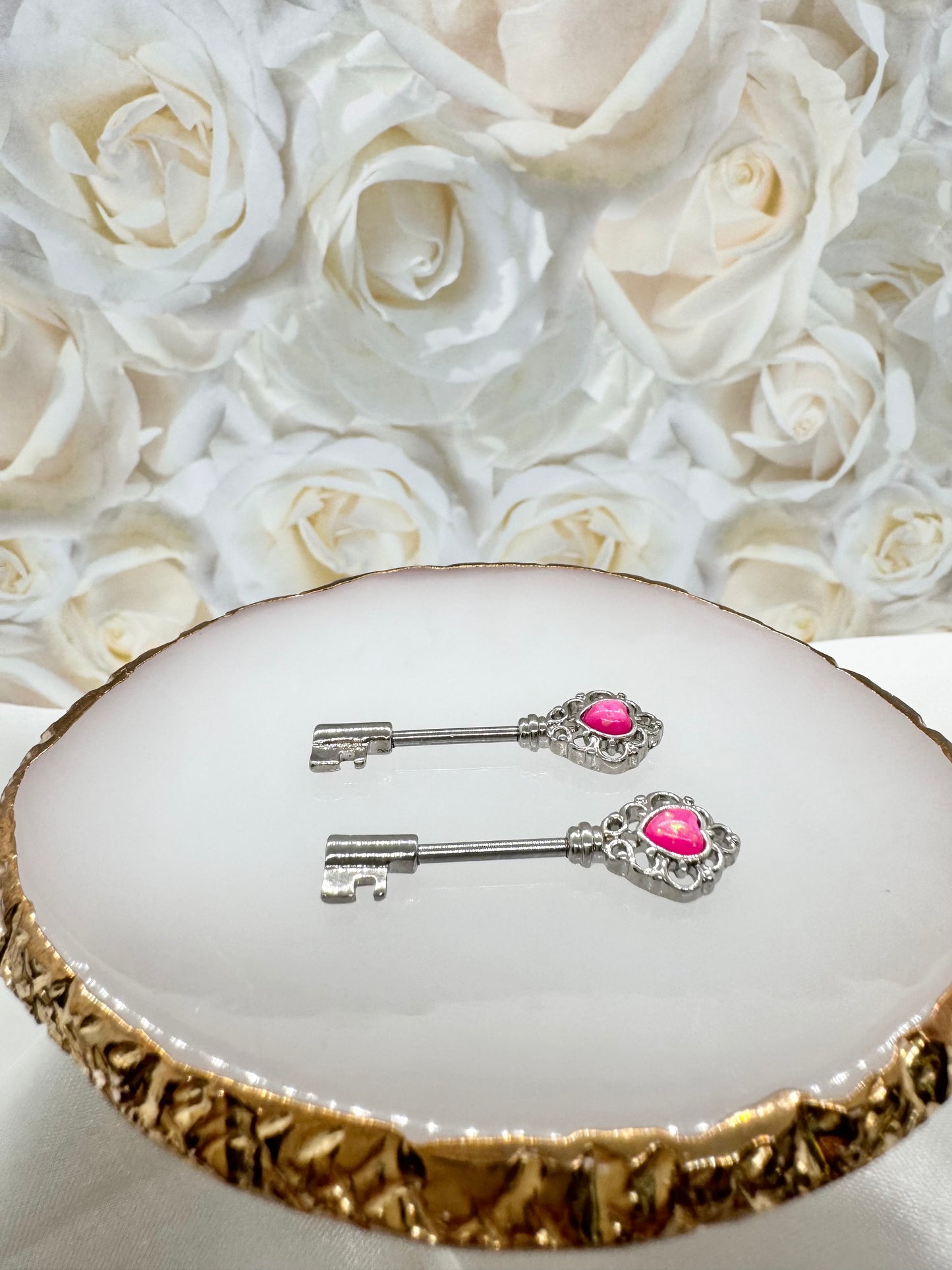 Keys nipple ring