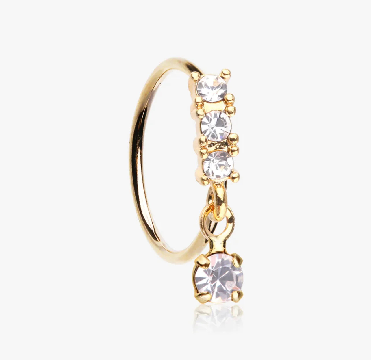 Hailey hoop nose ring