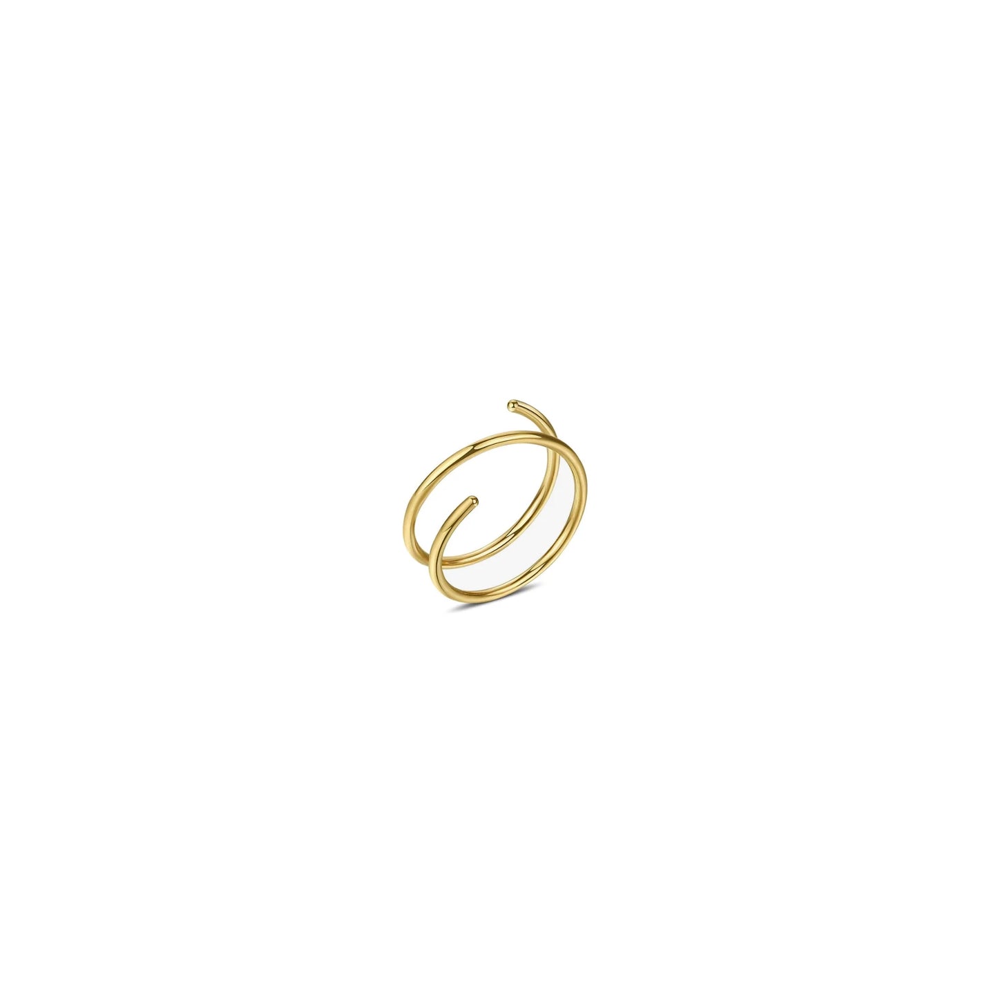 Spiral double nose ring