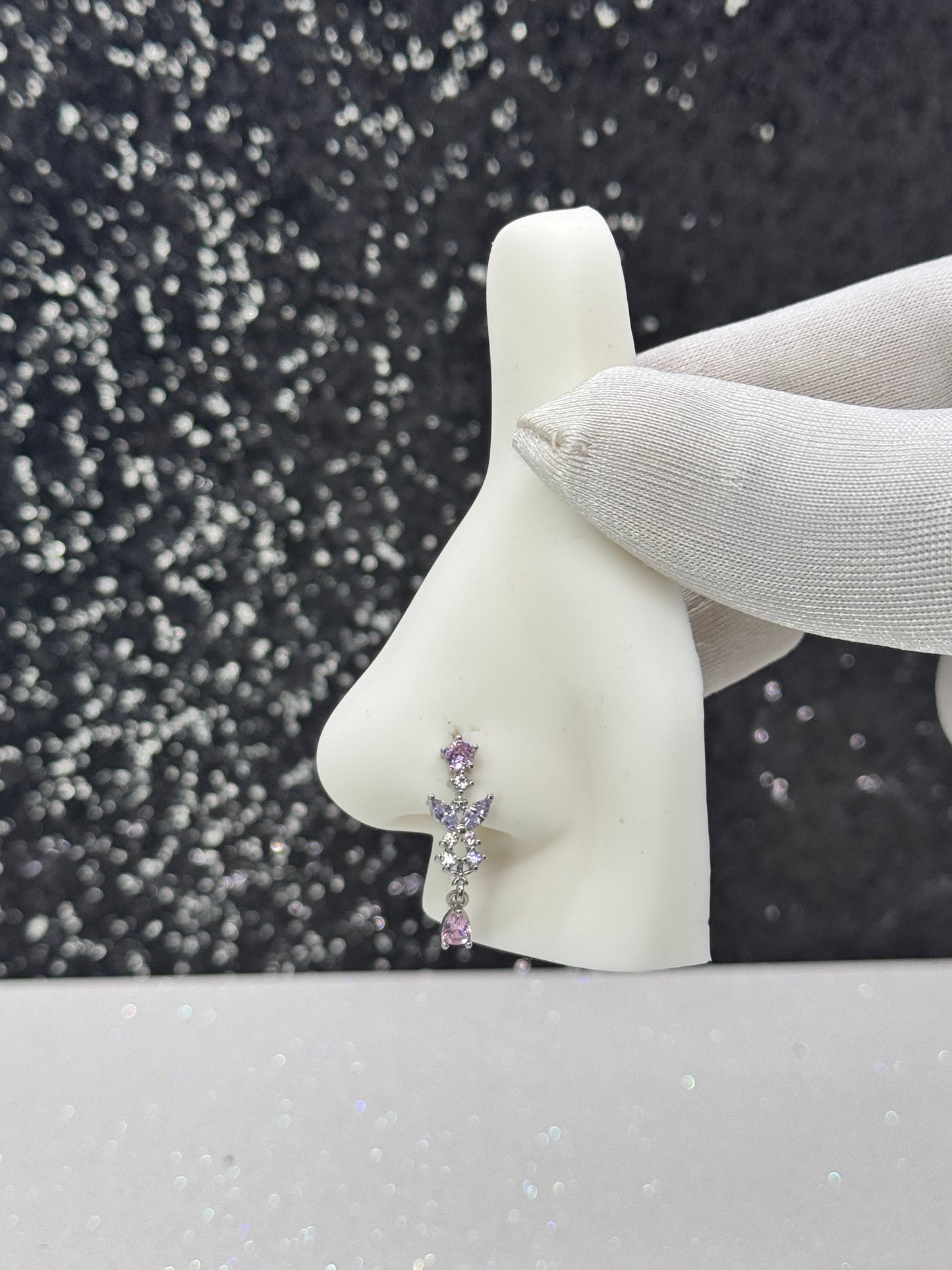 Lia butterfly nose ring